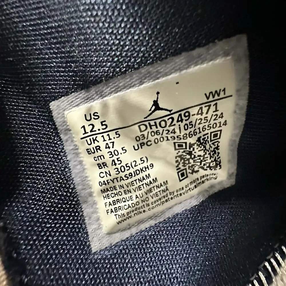 Air Jordan Zoom Separate 'Olympic' Midnight Navy/University Gold Basketball Shoe